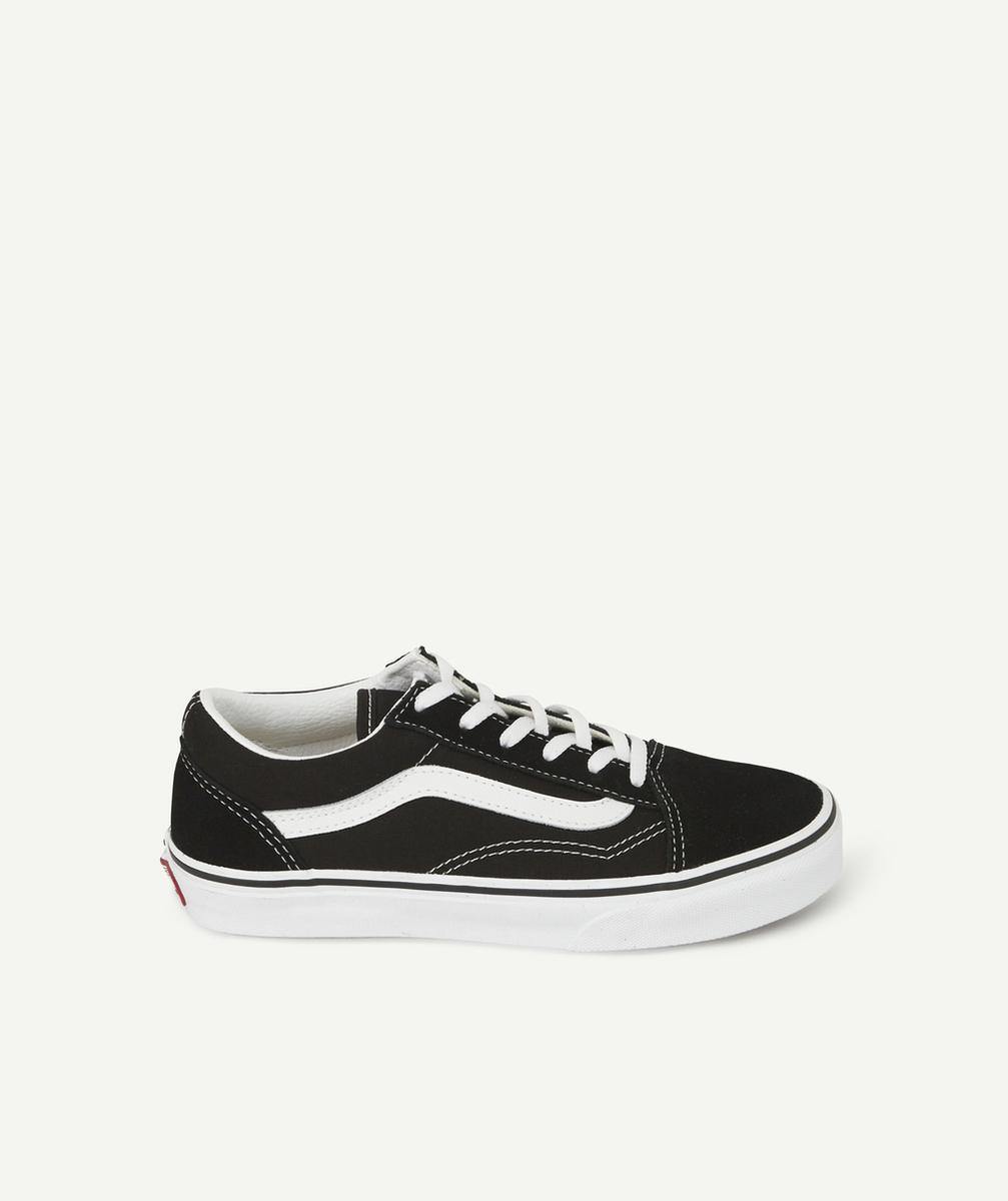 VANSBASKETS BASSES ENFANT OLD SKOOL NOIRE ET BLANCHE