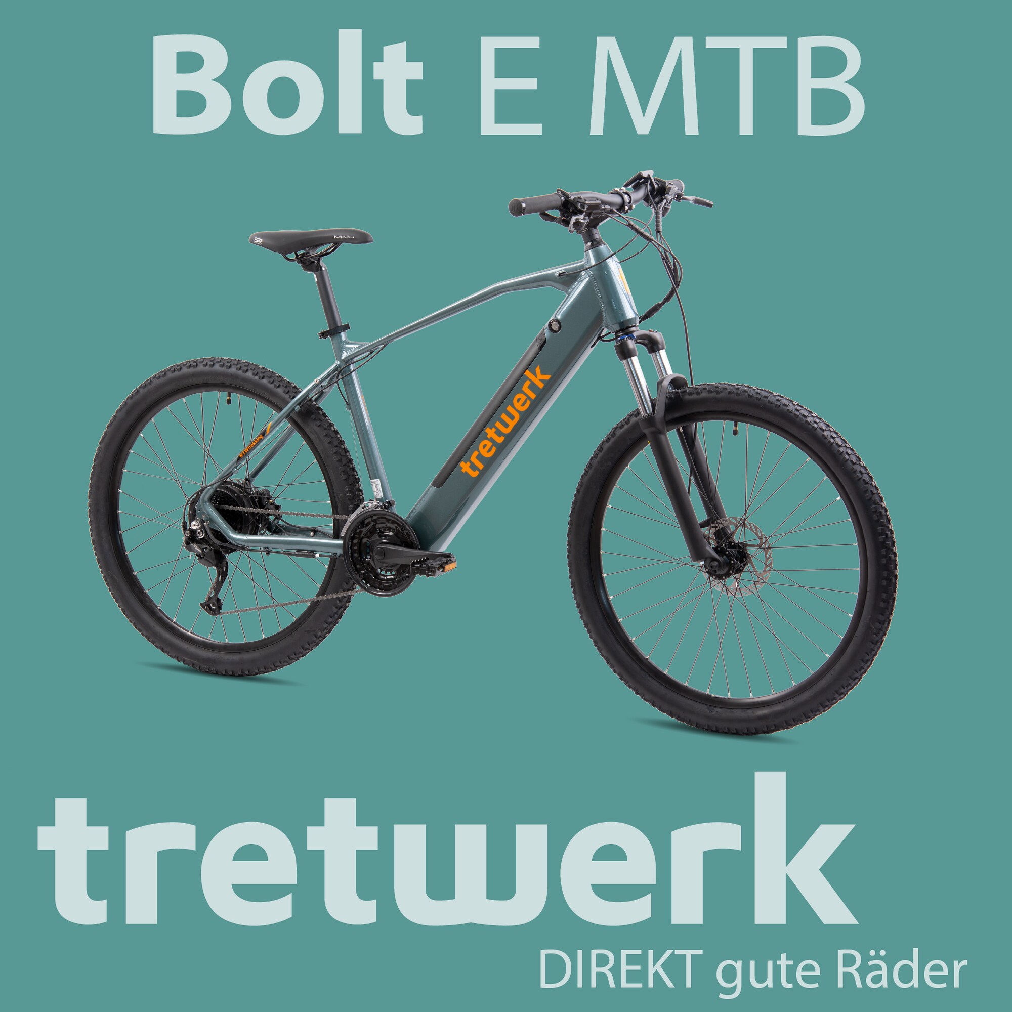 Tretwerk Bolt E Bike Mountainbike 27,5 Zoll Pedelec 170 - 185 cm Damen Herren 522 Wh