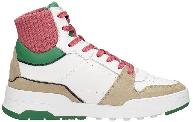 Tommy Hilfiger High Cut Seasonal Basket Sneaker wit