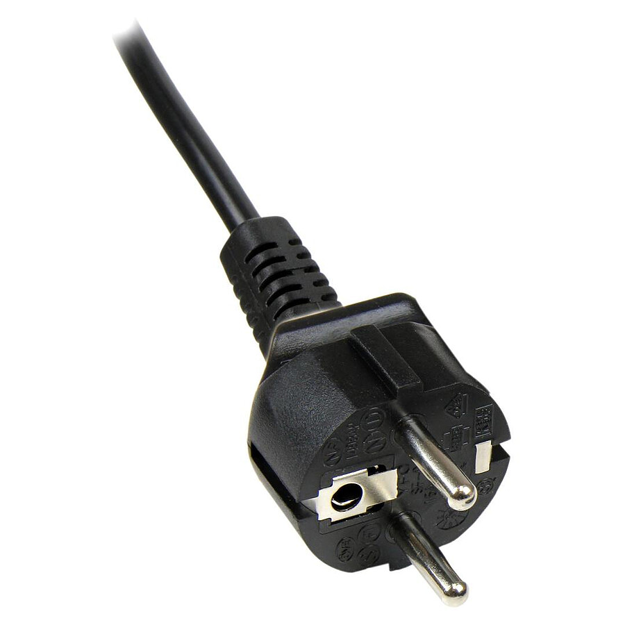 Startech.com Câble d'alimentation tripolaire noir - 1 m
