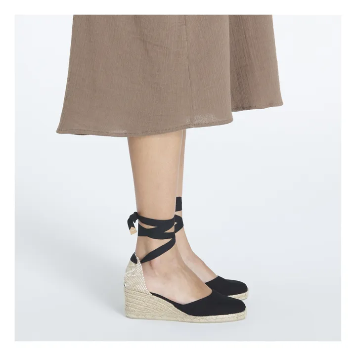 Castaner Espadrilles Carina 6 cm | Noir