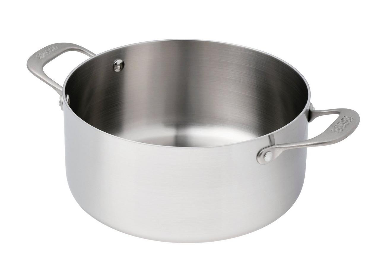 Skottsberg Stainless Steel 535704 kookpan met deksel, 24 cm