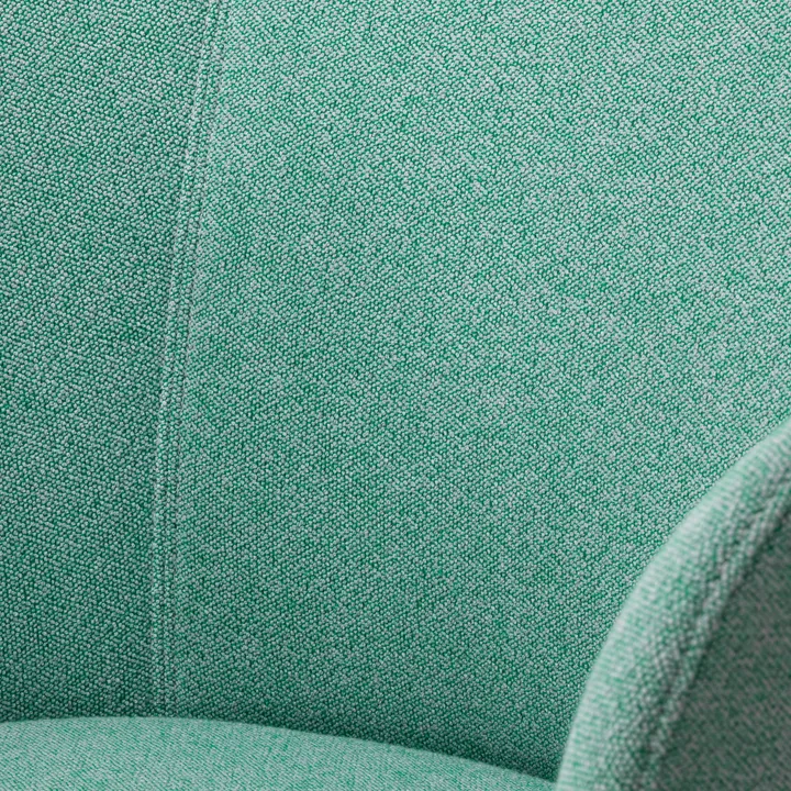 Vitra - Mikado Armlehnstuhl, Eiche natur / elfenbein/perle (Nubia 01)
