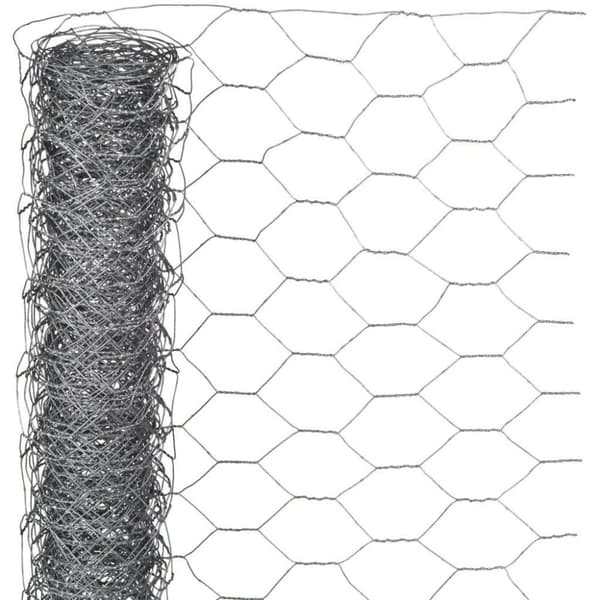Nature Gjerdenetting sekskantet 0,5x10 m 25 mm galvanisert stål