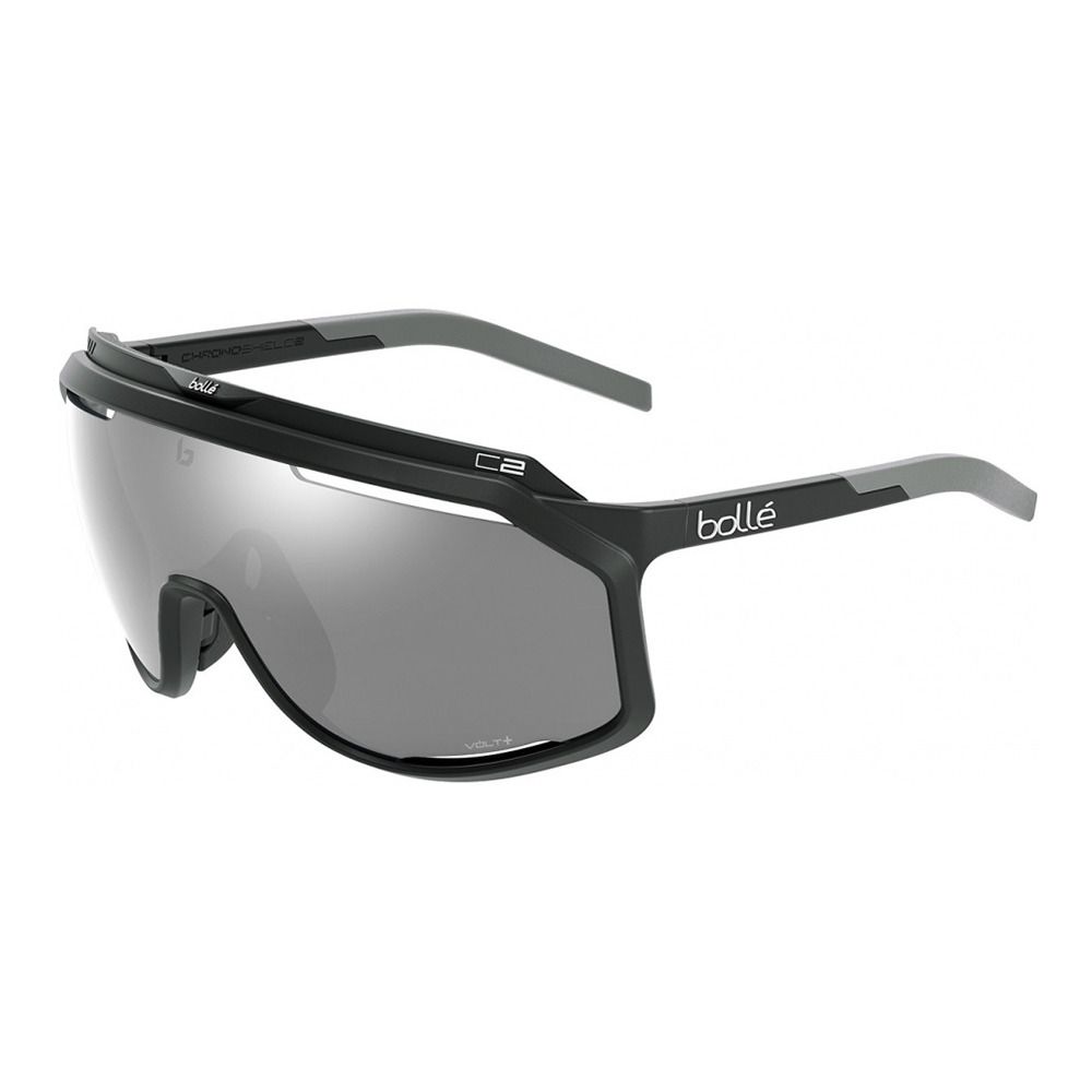 Bolle CHRONOSHIELD - Lunettes de soleil polarisés black matte/cold white