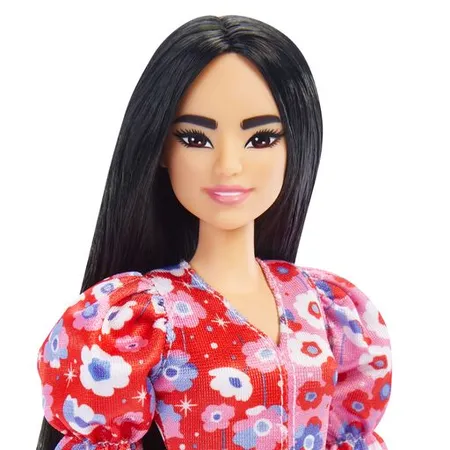Barbie Fashionistas Puppe (Color Block Floral),für Kinder von 3 bis 8 Jahren