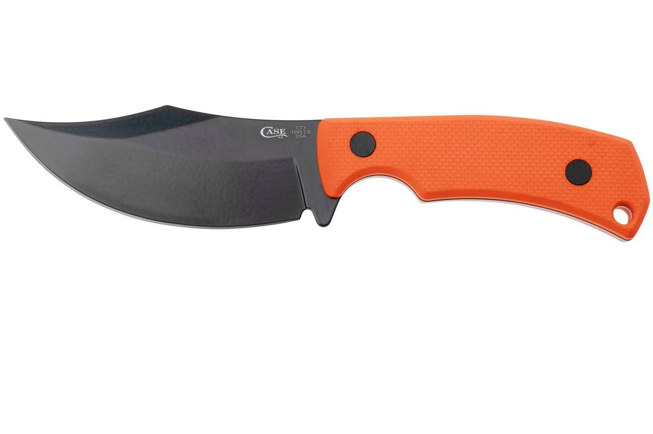 Case Hunter CT3, 76937 Black 1095 CS, Orange G-10, jachtmes