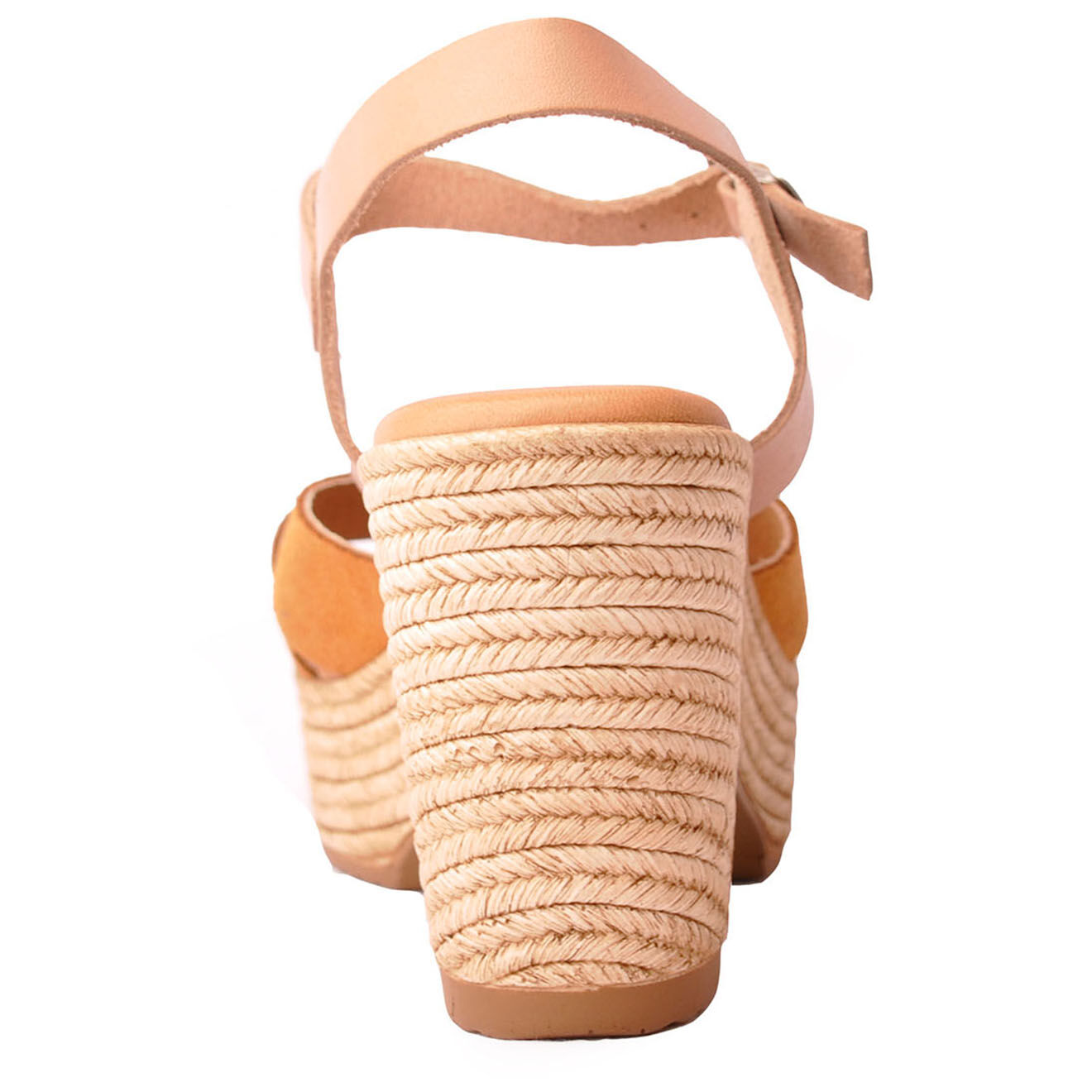 Sotoalto Sandales à Talons en Cuir Valeska camel/beige - Talon 9 cm