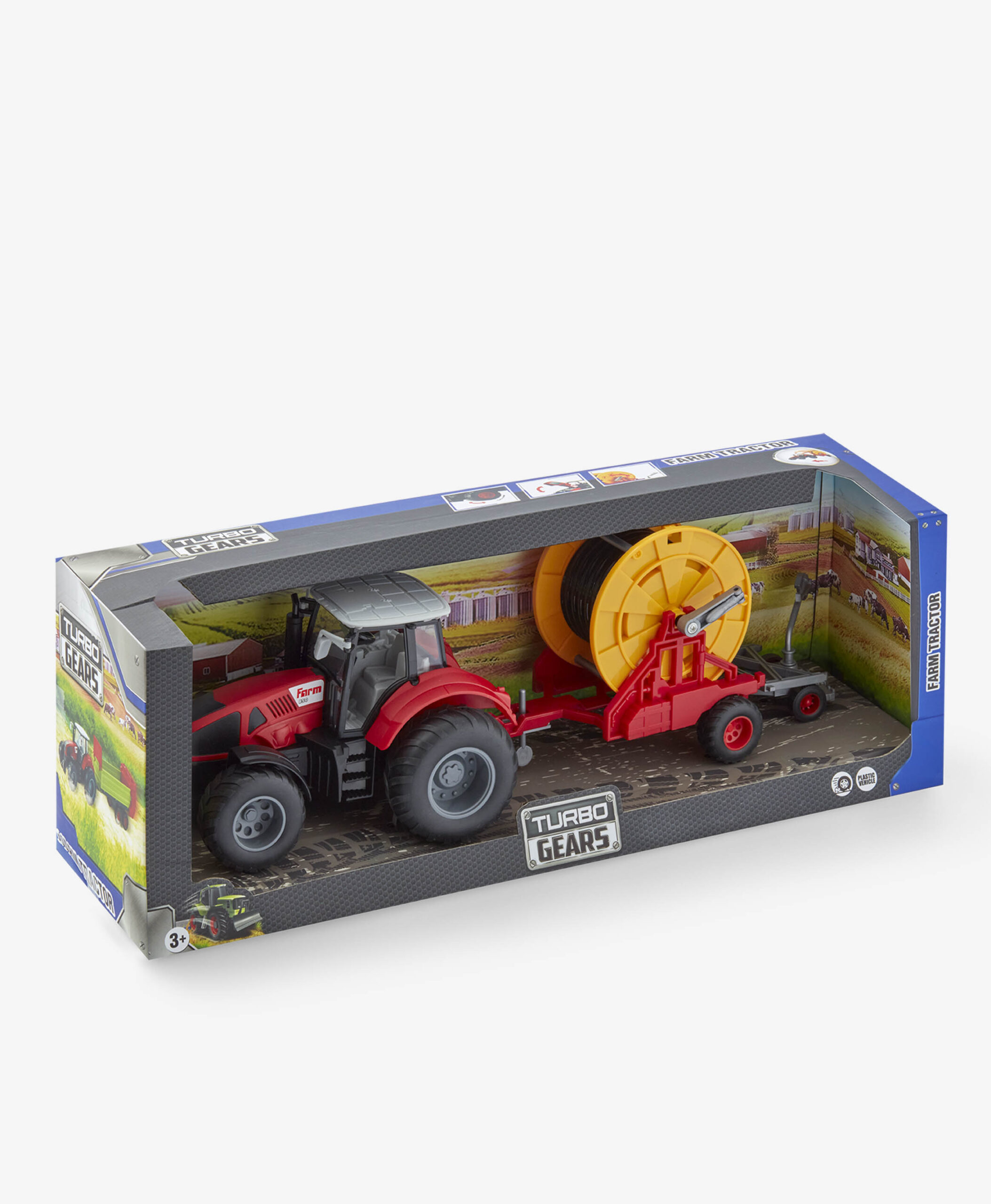 Spielzeugtraktor mit Anhänger