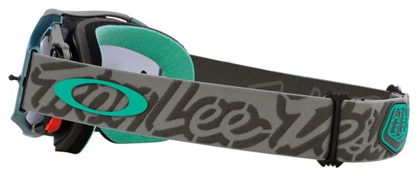 Masque Oakley Airbrake MTB x Troy Lee Designs Vert/Verres Light Grey/Ref : OO7107-24