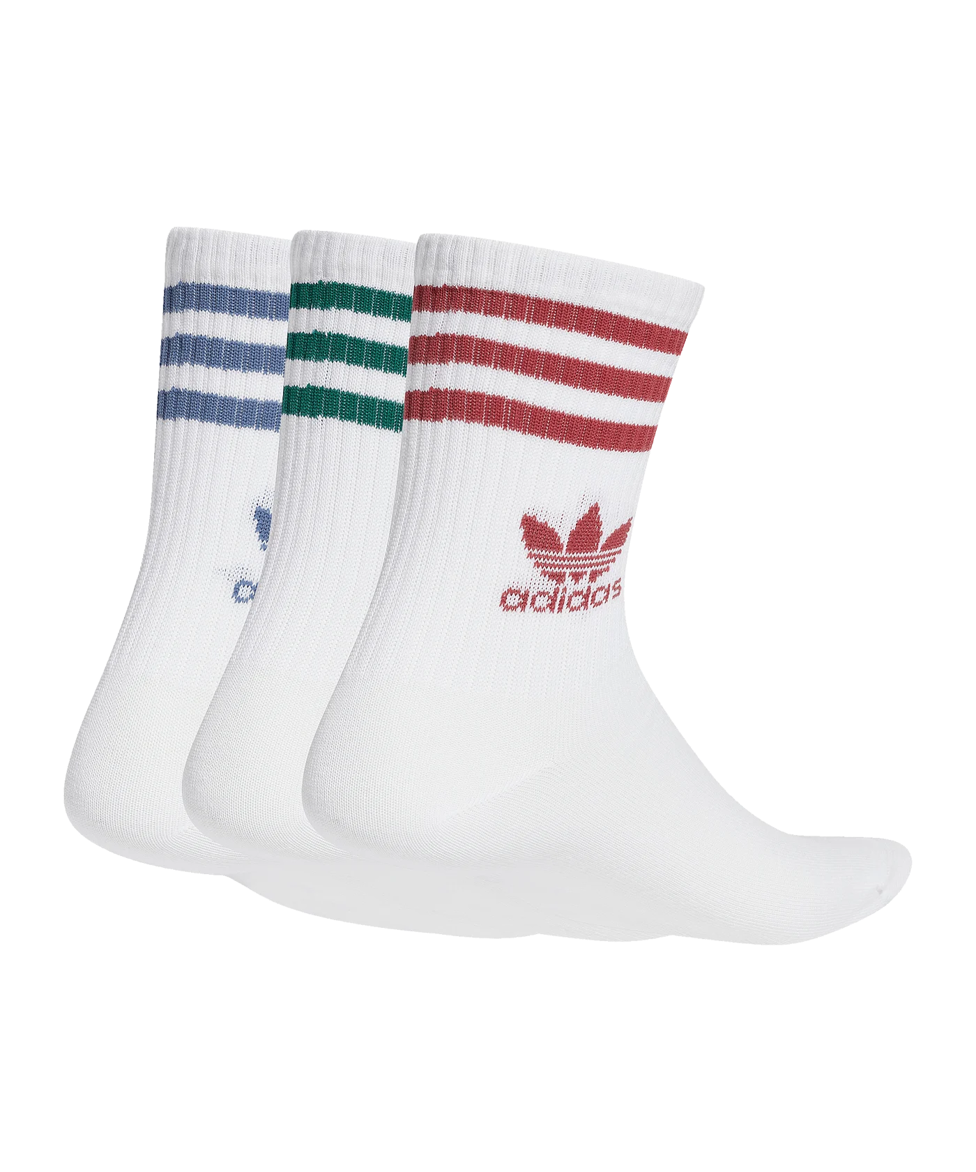 adidas Originals Crew 3 Pairs Socken Weiss