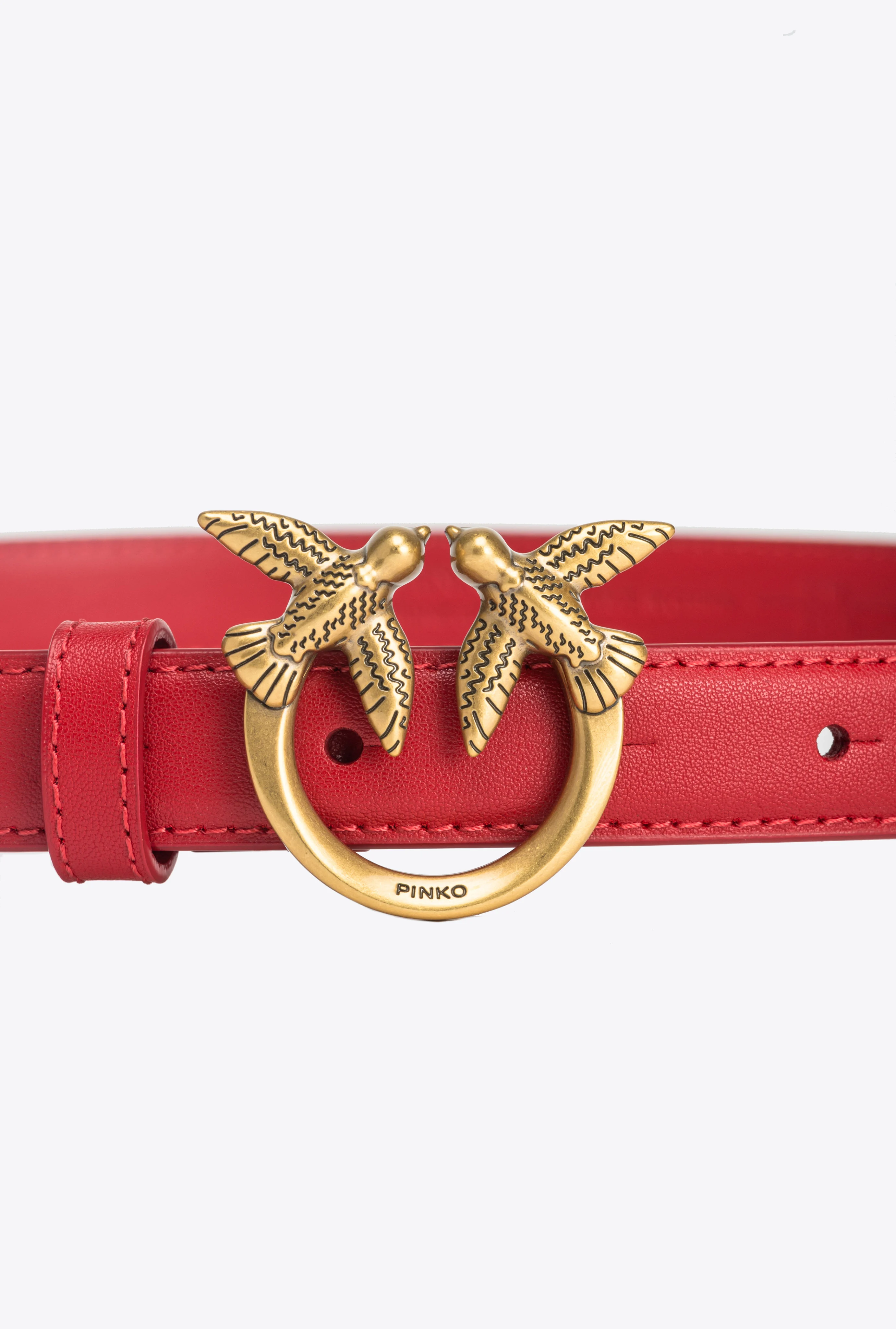 Fine ceinture love birds | Rouge