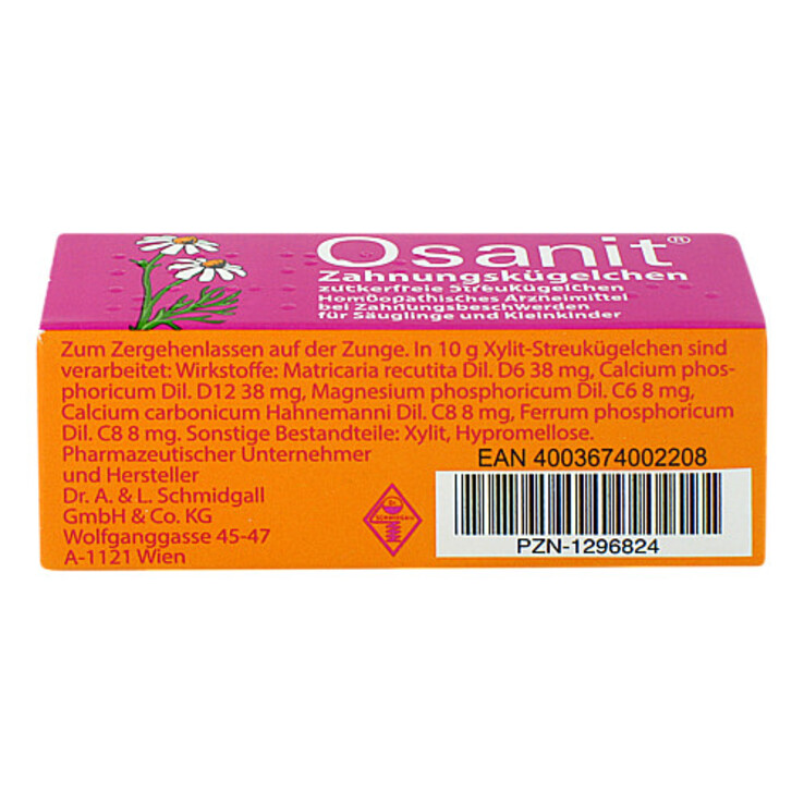Osanit Globuli zuckerfrei, 7.5 g