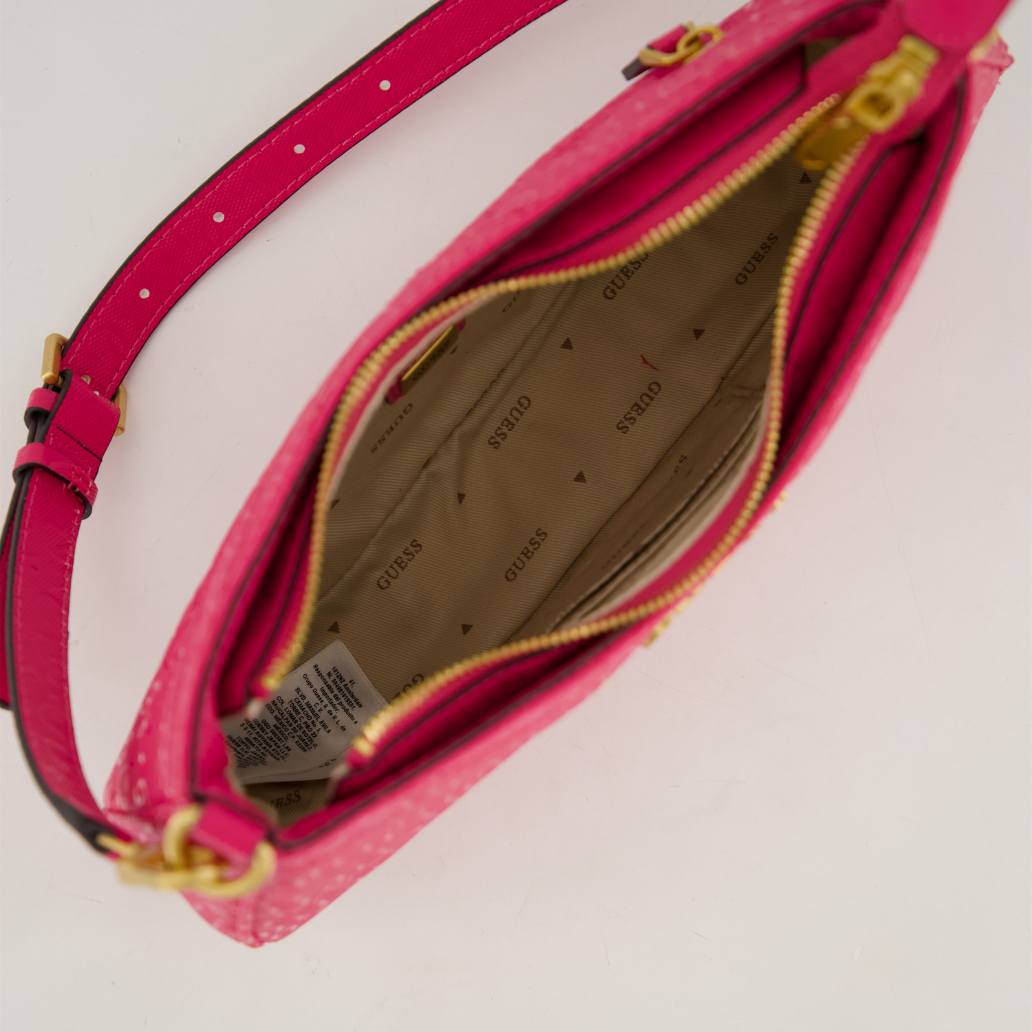 GUESS JANIA TOP ZIP SHOULDER BAG