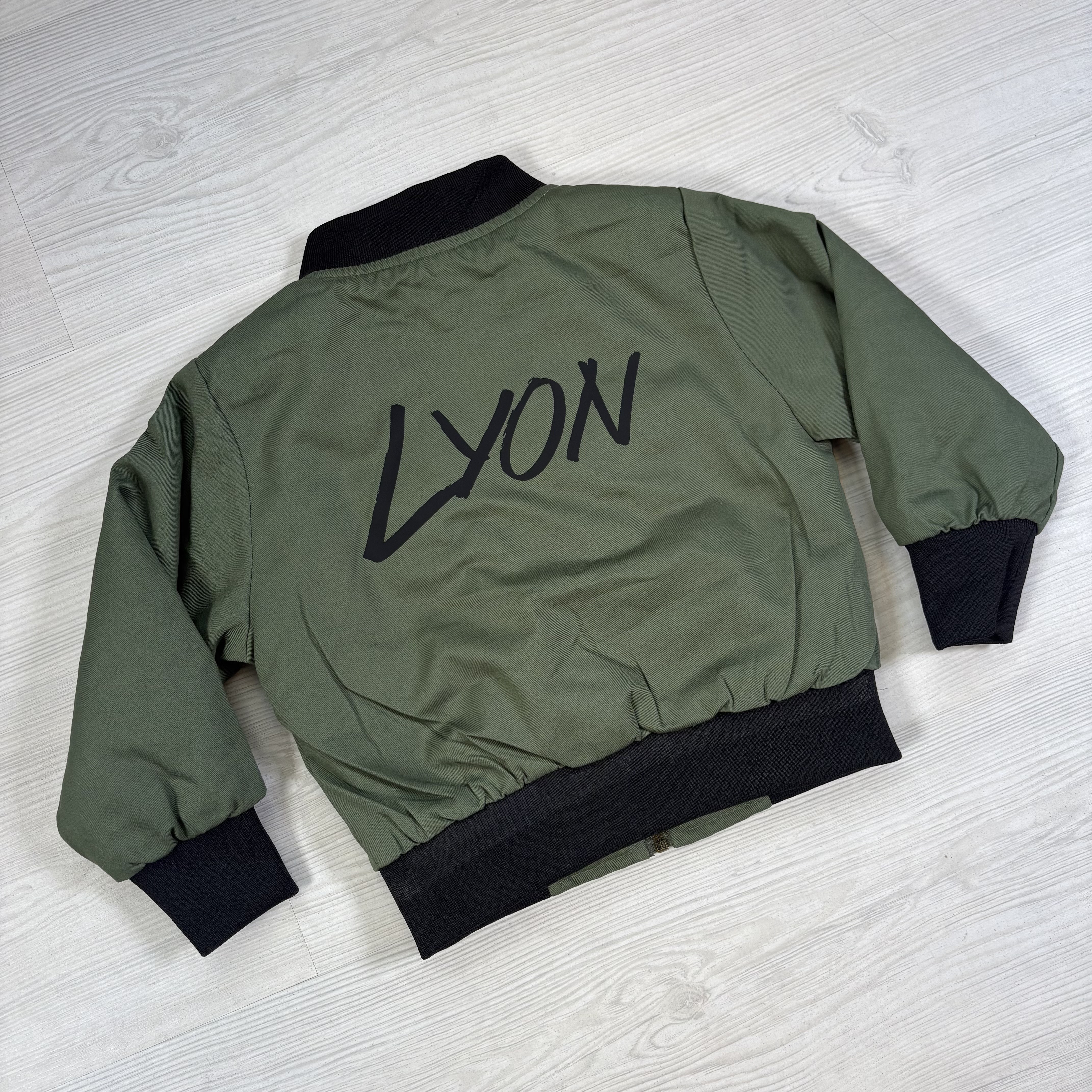 Green boys jacket (gepersonaliseerd)
