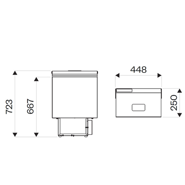 Réfrigérateur à compression Indel B Top Loaded 30L