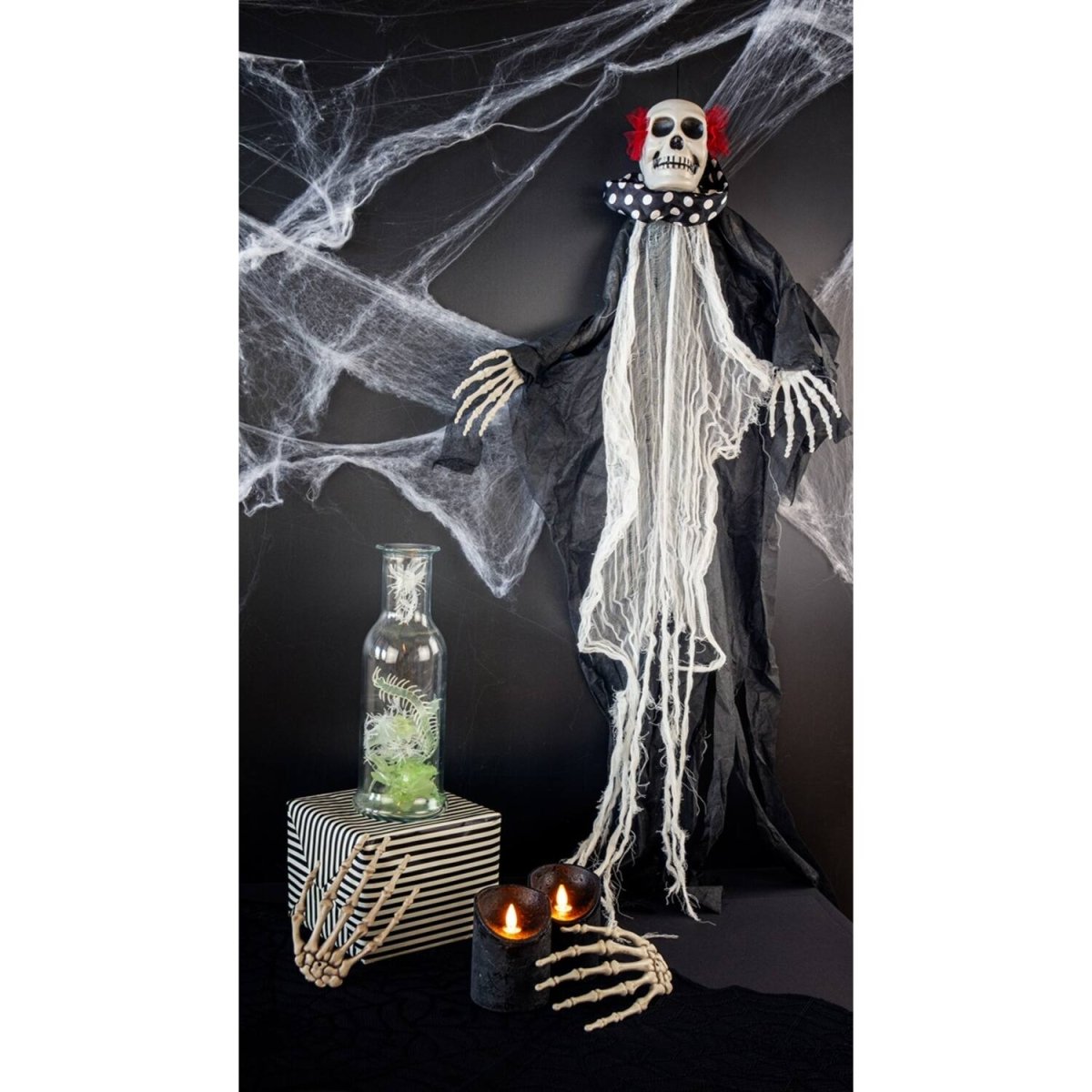 Halloween Pop Clown Skelet 85cm