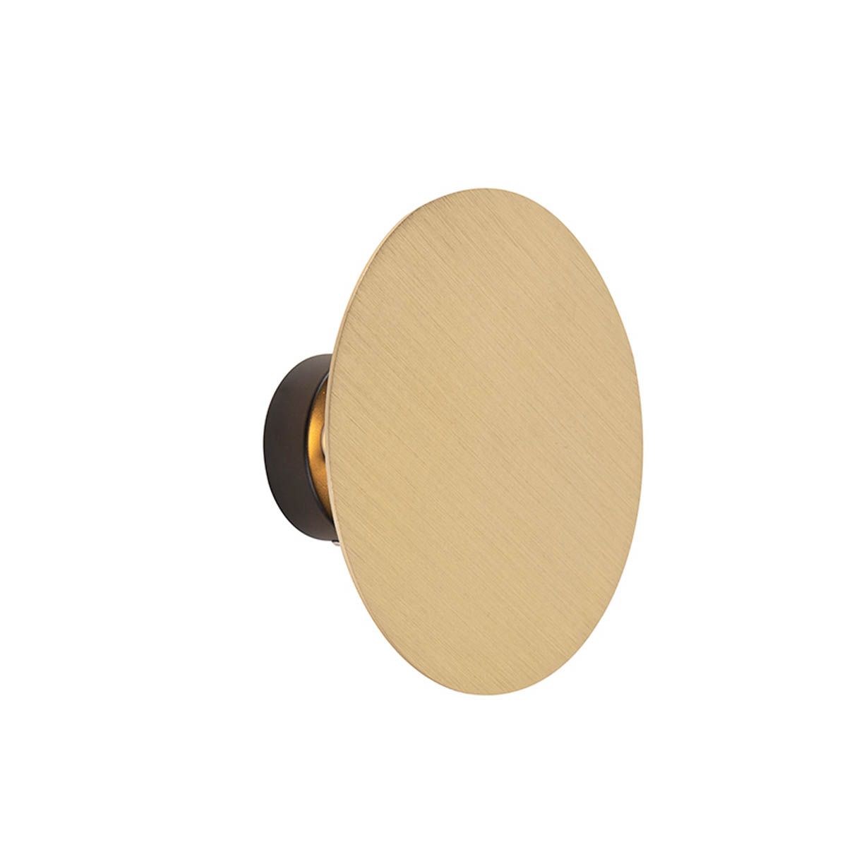 Smart wandlamp rond goud incl. 2 Wifi g9 - Pulley