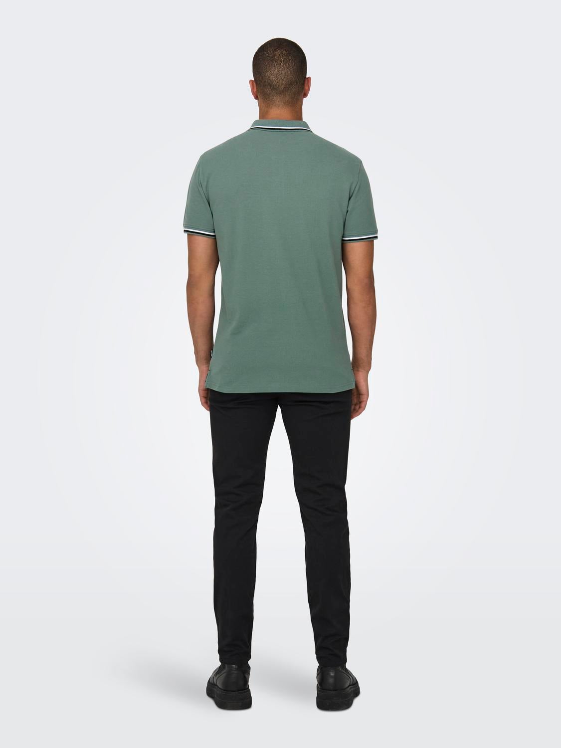 ONSFLETCHER Polo Dark Forest