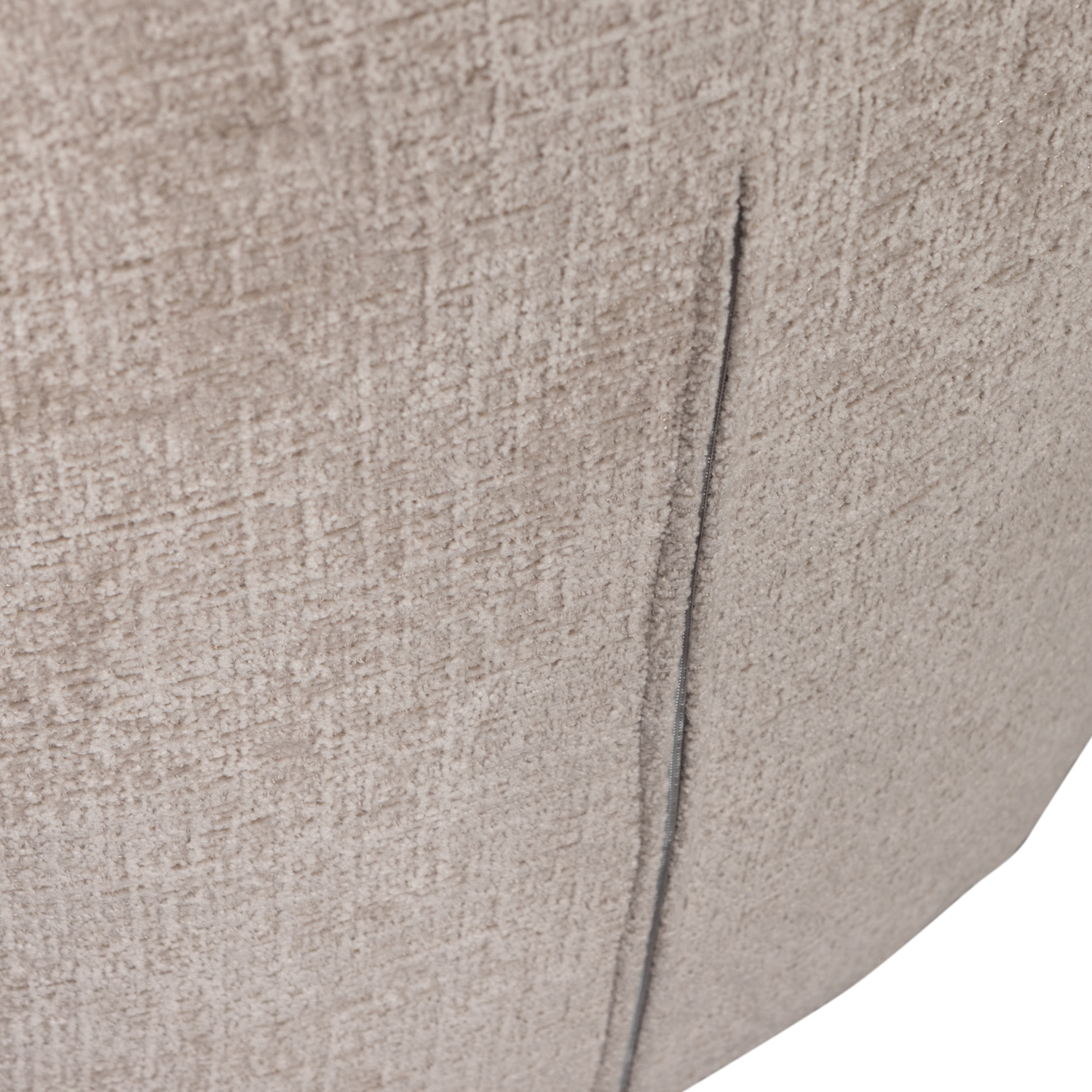 WOOOD Atty Draaifauteuil - Polyester - Zand - 75x74x65