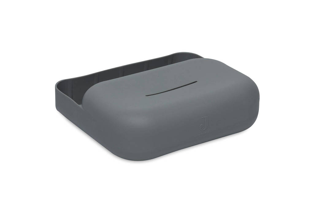 siliconen babydoekjes box Storm Grey