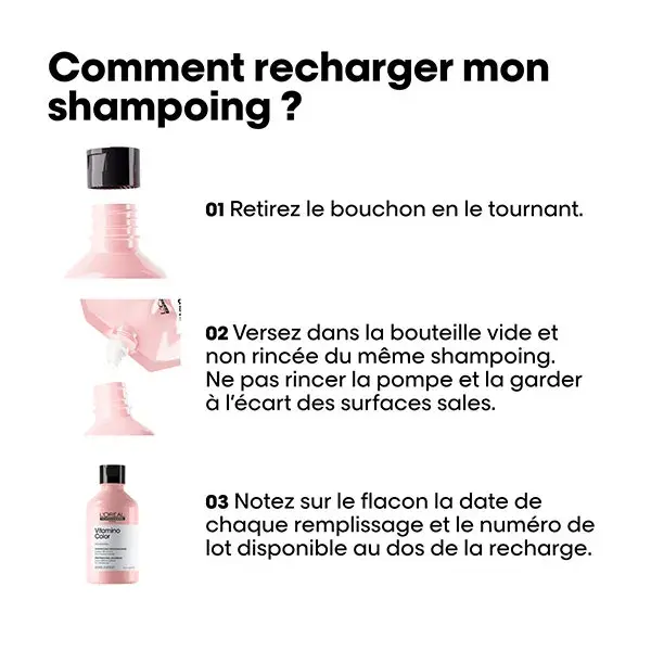 L'Oréal Professionnel Série Expert Vitamino Color Shampoo Recarga 500ml