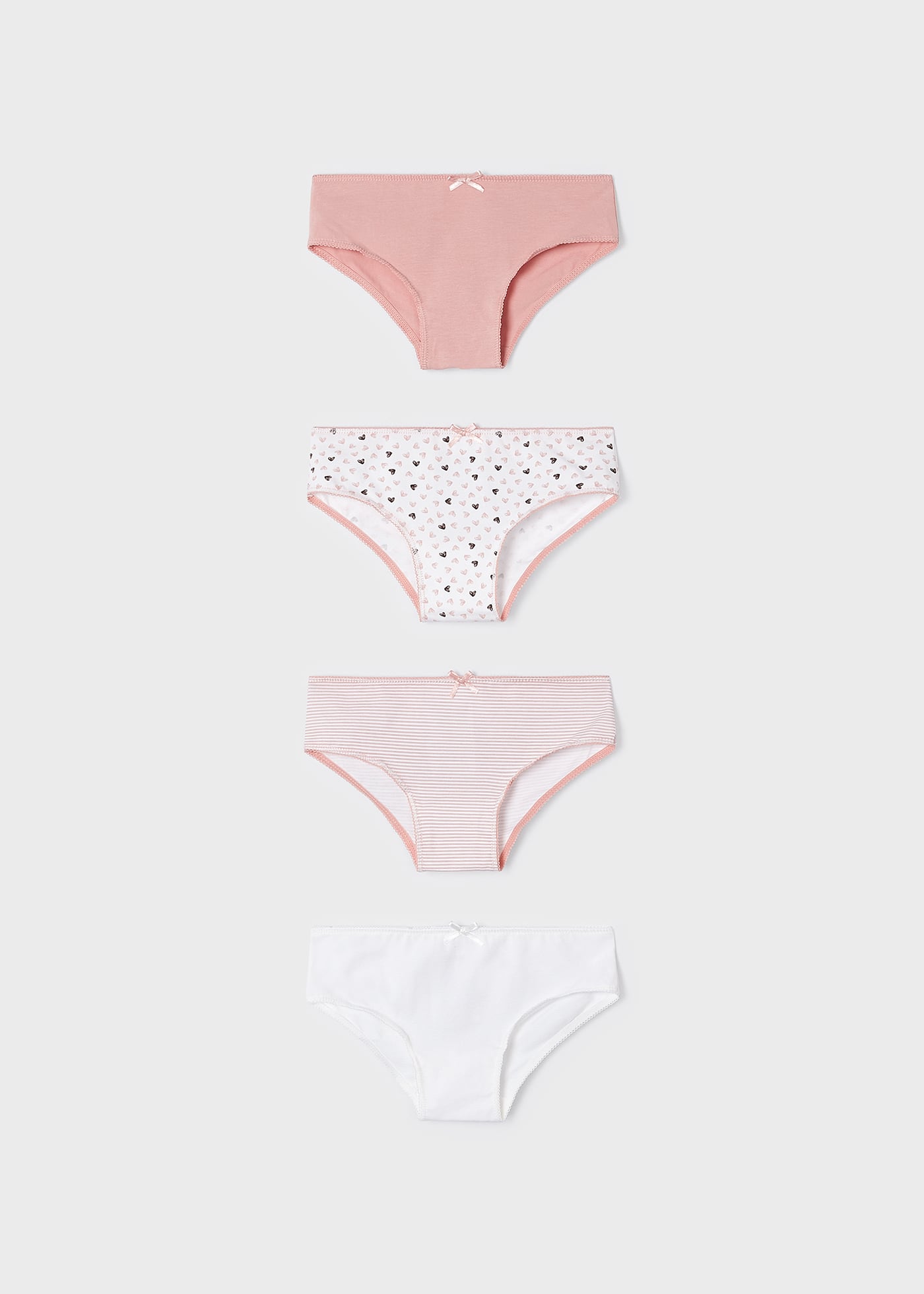 Conjunto de 4 calcinhas para meninas