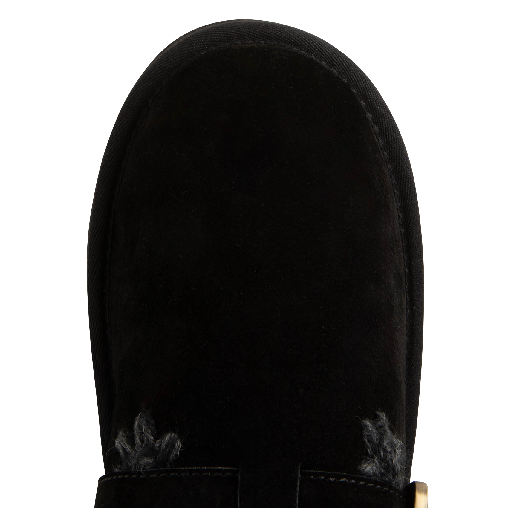 CLOG ESKIMO - Chaussons avec boucle en métal en cuir| Noir
