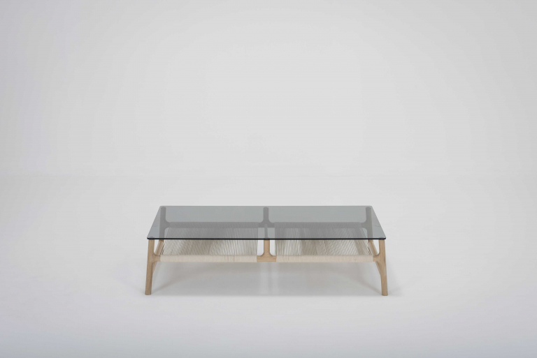 Gazzda Fawn coffee tafel 120x60 whitewash smoked grey