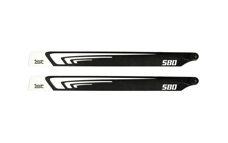 Hauptrotorblätter Carbon 580 mm FBL 2 Stück580 mm CFK Hauptrotorblätter für FBL Helis