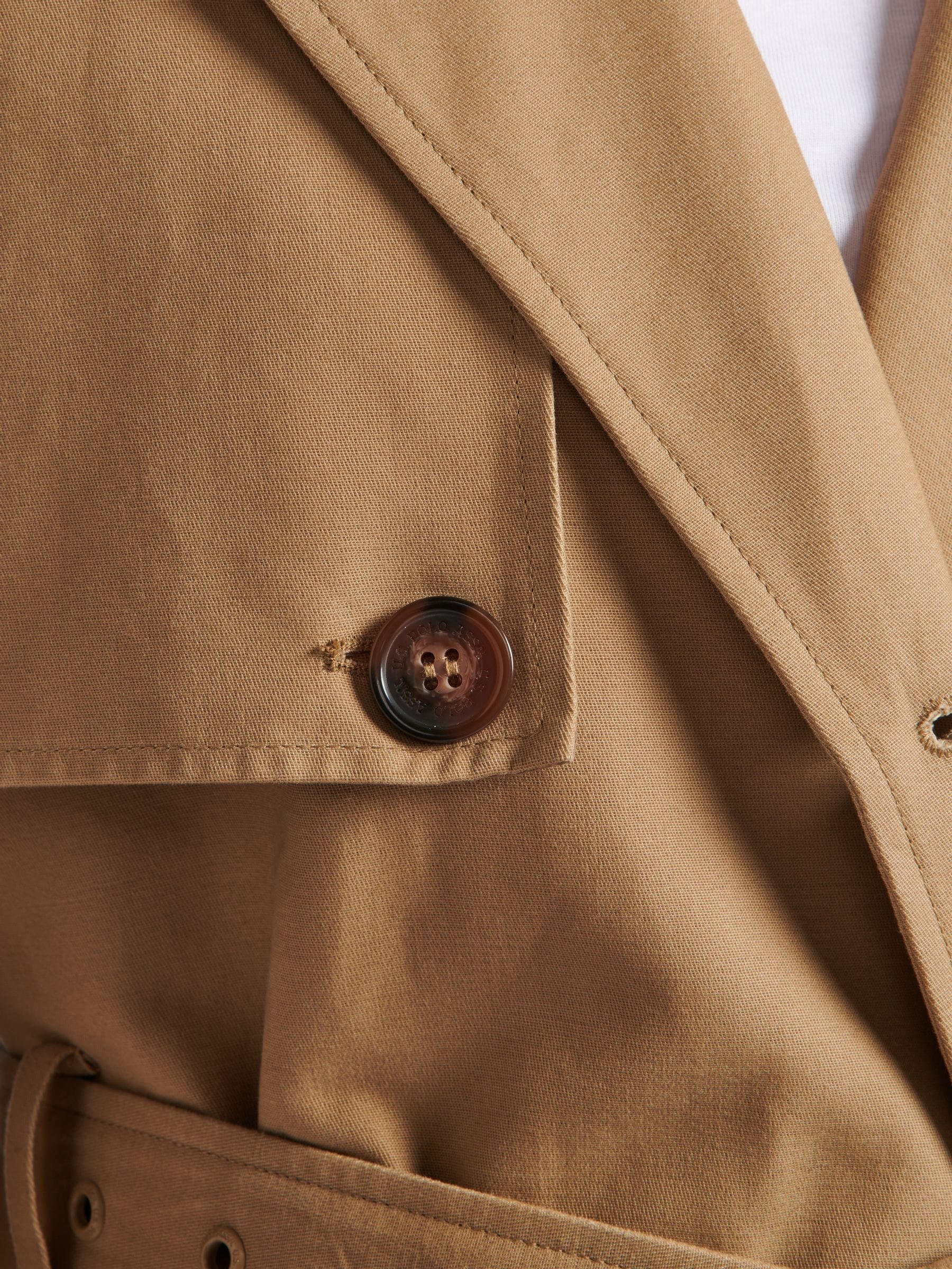 Natuurlijk - U.S. Polo Assn. Trenchcoat van 100% katoen voor dames