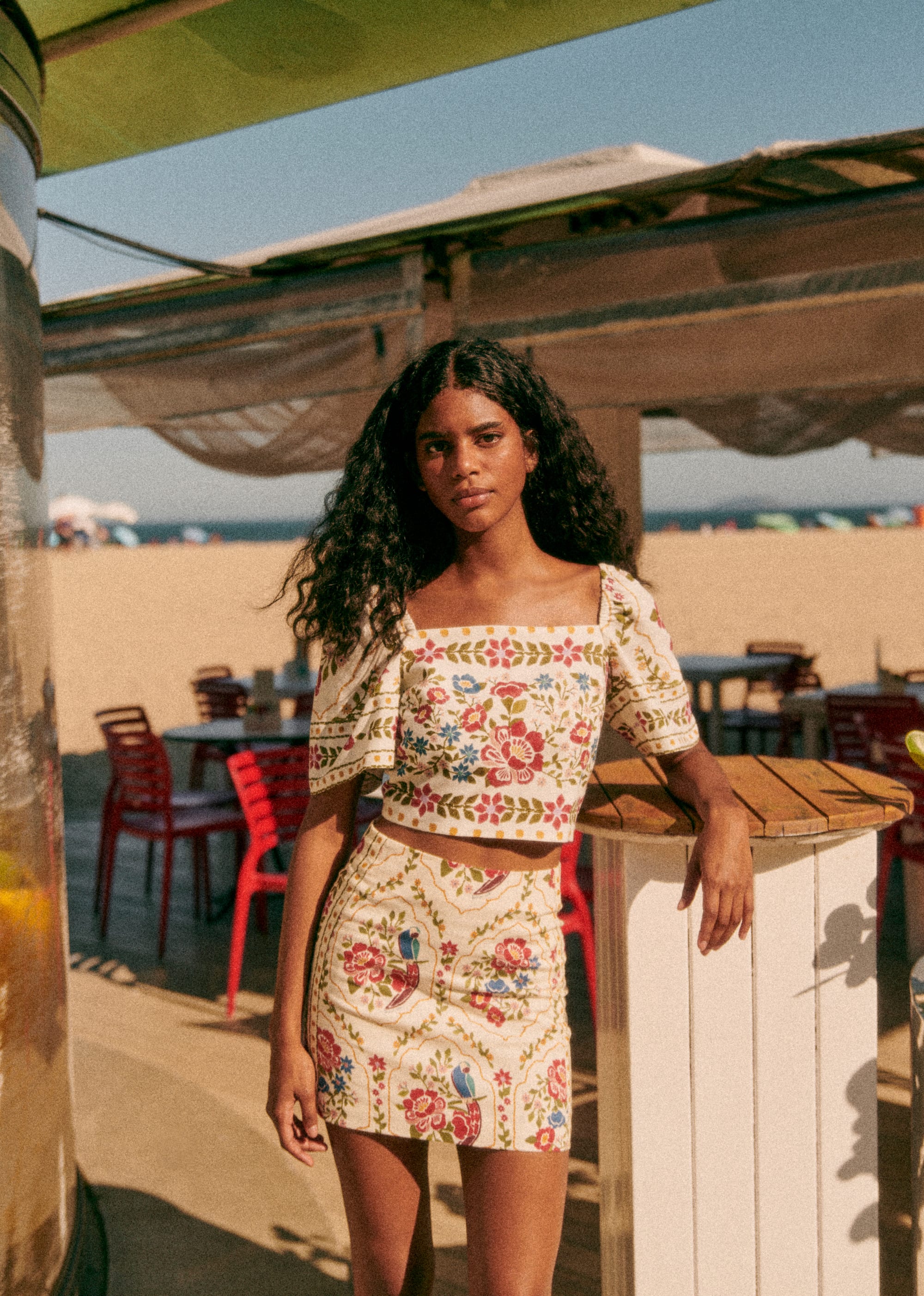 Blouse Manuella - Sézane x FARM Rio - Jardim Romântico - E-SHOP/CHEMISES & BLOUSES 5905311