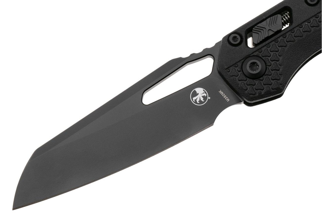 Microtech MSI Standard Issue 210T-1TPM, Black M390MK, Black Tri-Grip Polymer zakmes