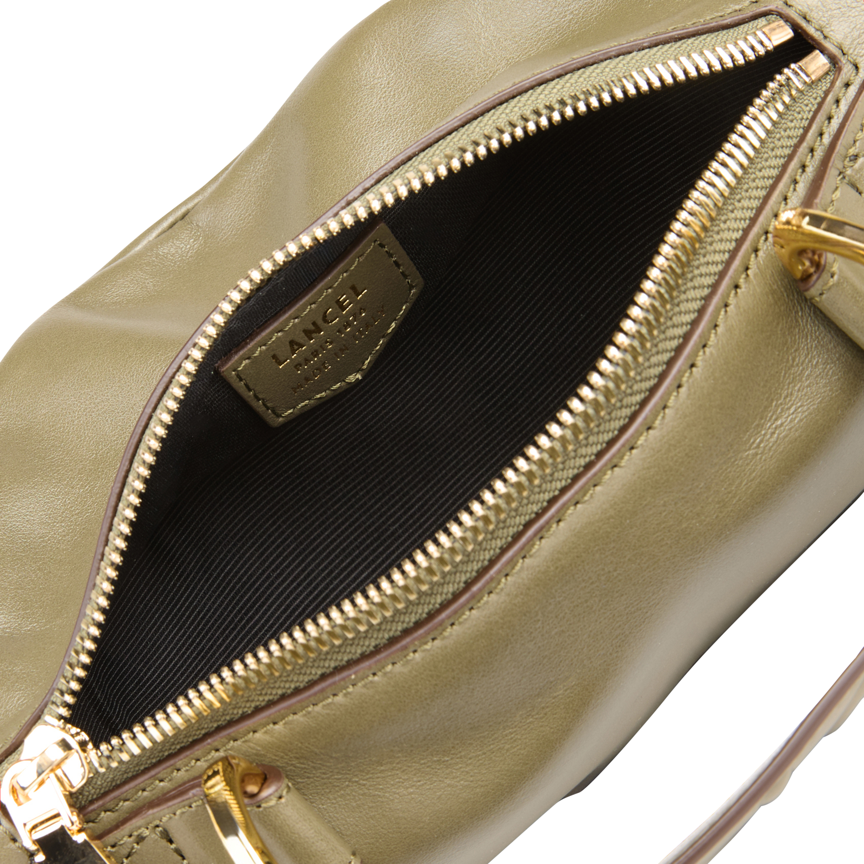 ORIGAMI MINI - Sac bandoulière en cuir| Kaki