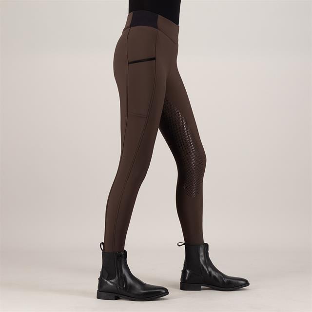 Paardrijlegging HV POLO HVPEstrelle Full Grip Donkerbruin