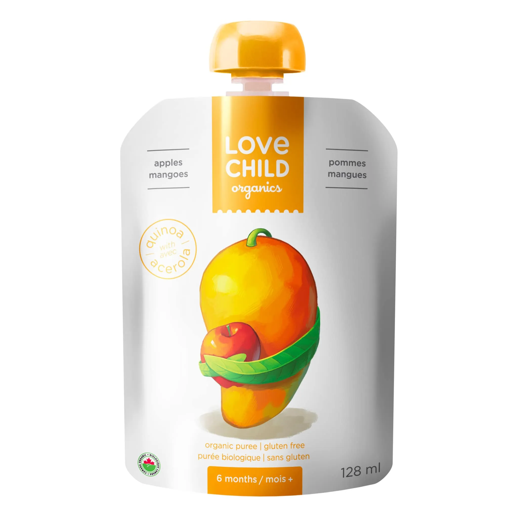Love Child Organics Purée Bio - Superblends - Pommes et Mangues ( À partir de 6 mois )