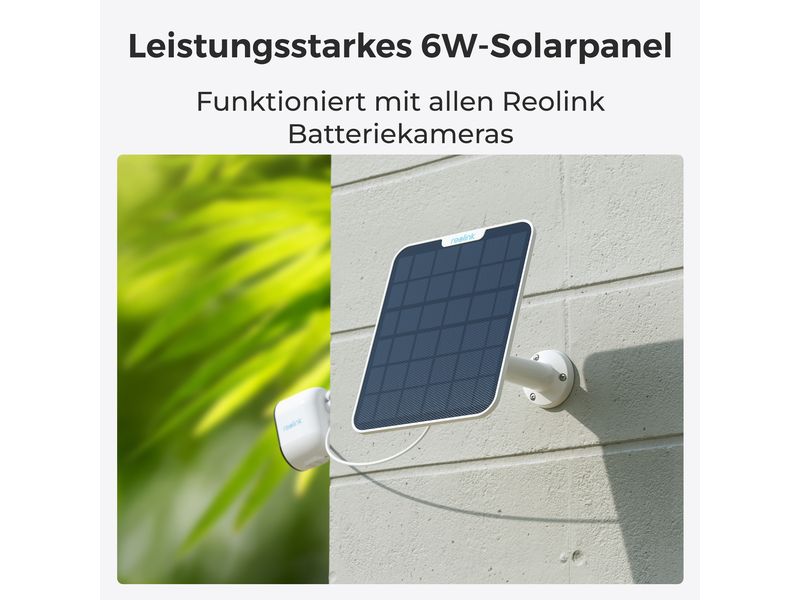 Reolink Netzwerkkamera B440 inkl. Solar Panel Die weltweit erste 4K Pan & Tilt Kamera mit Akku, Solar Panel und smarter Erkennung