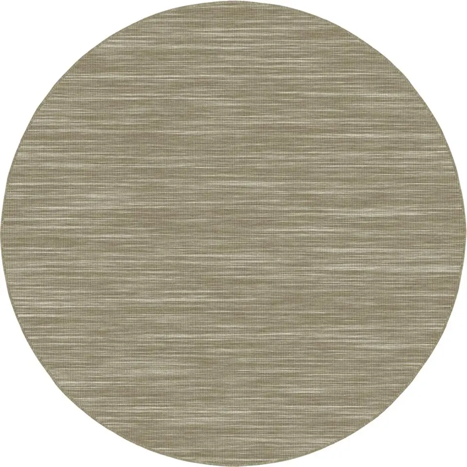 Interieur05 rond buitenkleed linnen Tone - 200 x 200 cm