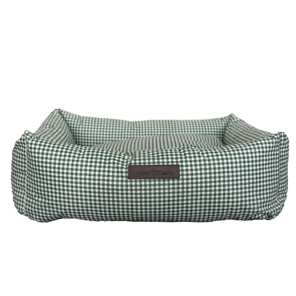 Cama impermeável verde VICHY - M