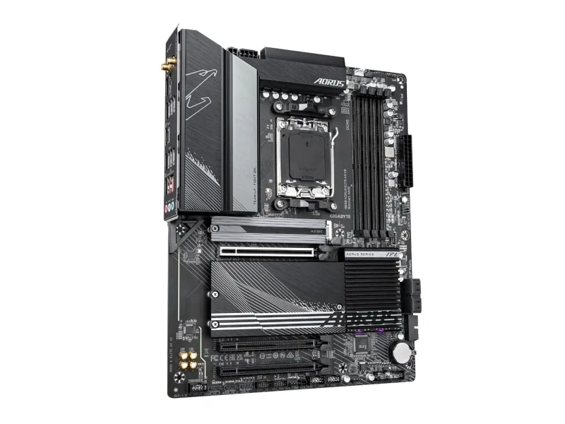 Gigabyte B650 AORUS ELITE AX V2 - Bundkort - ATX - Socket AM5 - AMD B650 Chipset - USB 3.2 Gen 2, USB 3.2 Gen 1, USB-C 3.2 Gen2, USB-C 3.2 Gen 2x2 - 2.5 Gigabit LAN, Wi-Fi 6, Bluetooth - onboard grafik (CPU påkrævet) - HD Audio (8-kanaler)