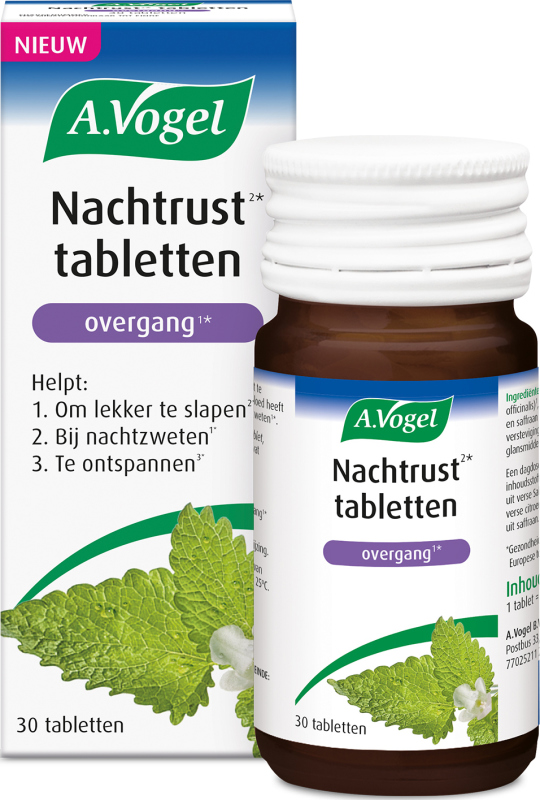 A.Vogel Nachtrust tabletten overgang 30 Stuks