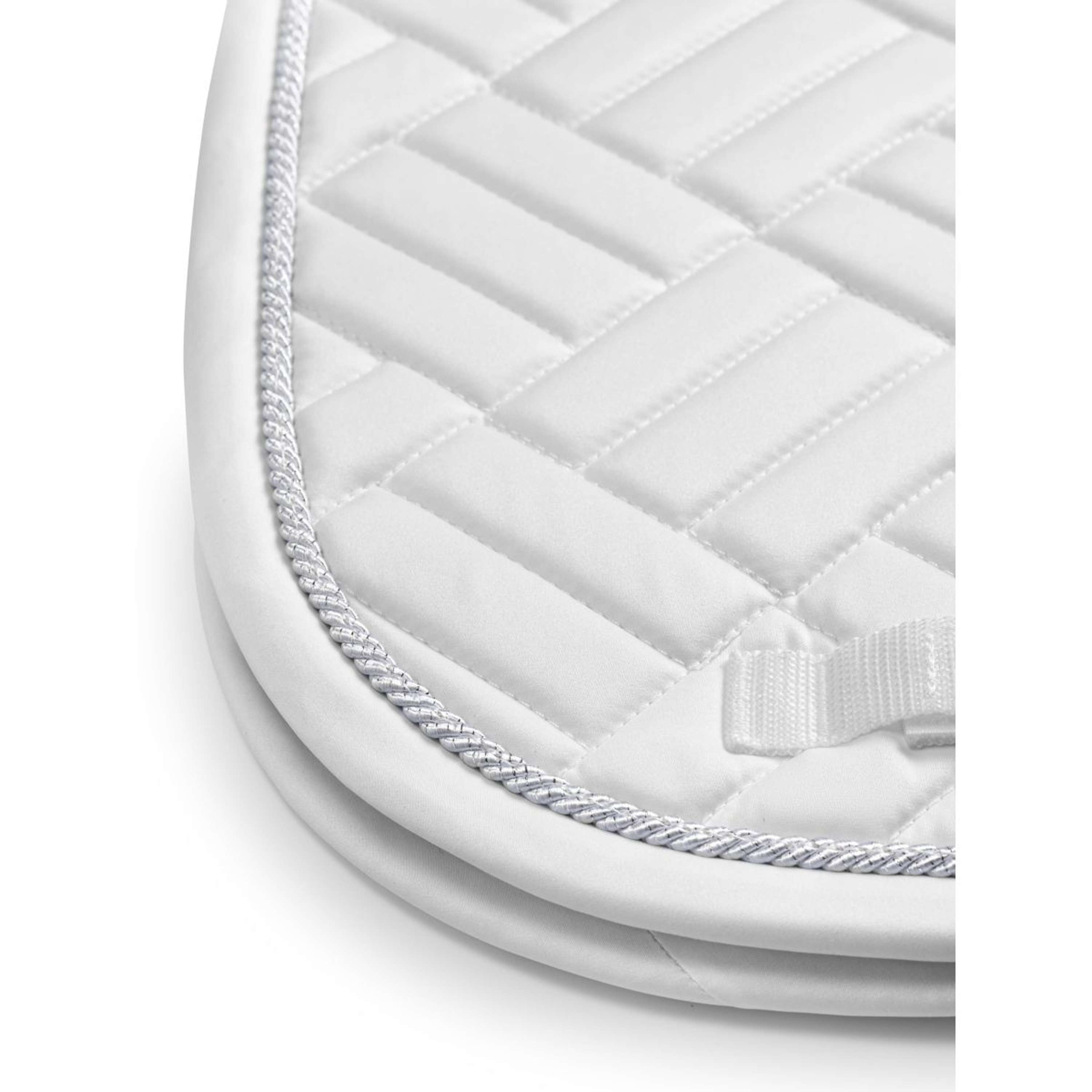 Equestrian Stockholm Zadeldekje Modern Dressuur White Silver