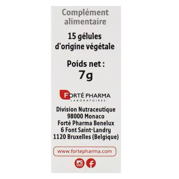 Forté Pharma Fortébiotic+ Flora Íntima 15 cápsulas