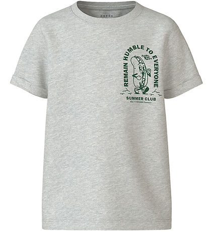 Name It T-Shirt - NkmVux - 2er-Pack - Honigtau/Light Grey Melang