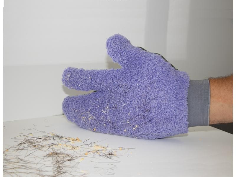 Edi Baur Putzhandschuh Magic Purple 2 Stück, Lila Reinigungshandschuh