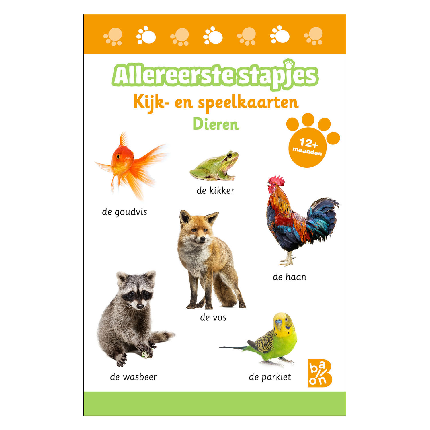 Kijk- en Speelkaarten Allereerste Stapjes Dieren