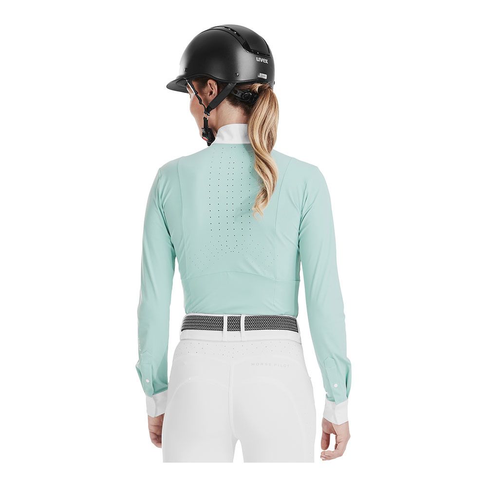 Horse Pilot MONICA - Chemise concours Femme sea-green