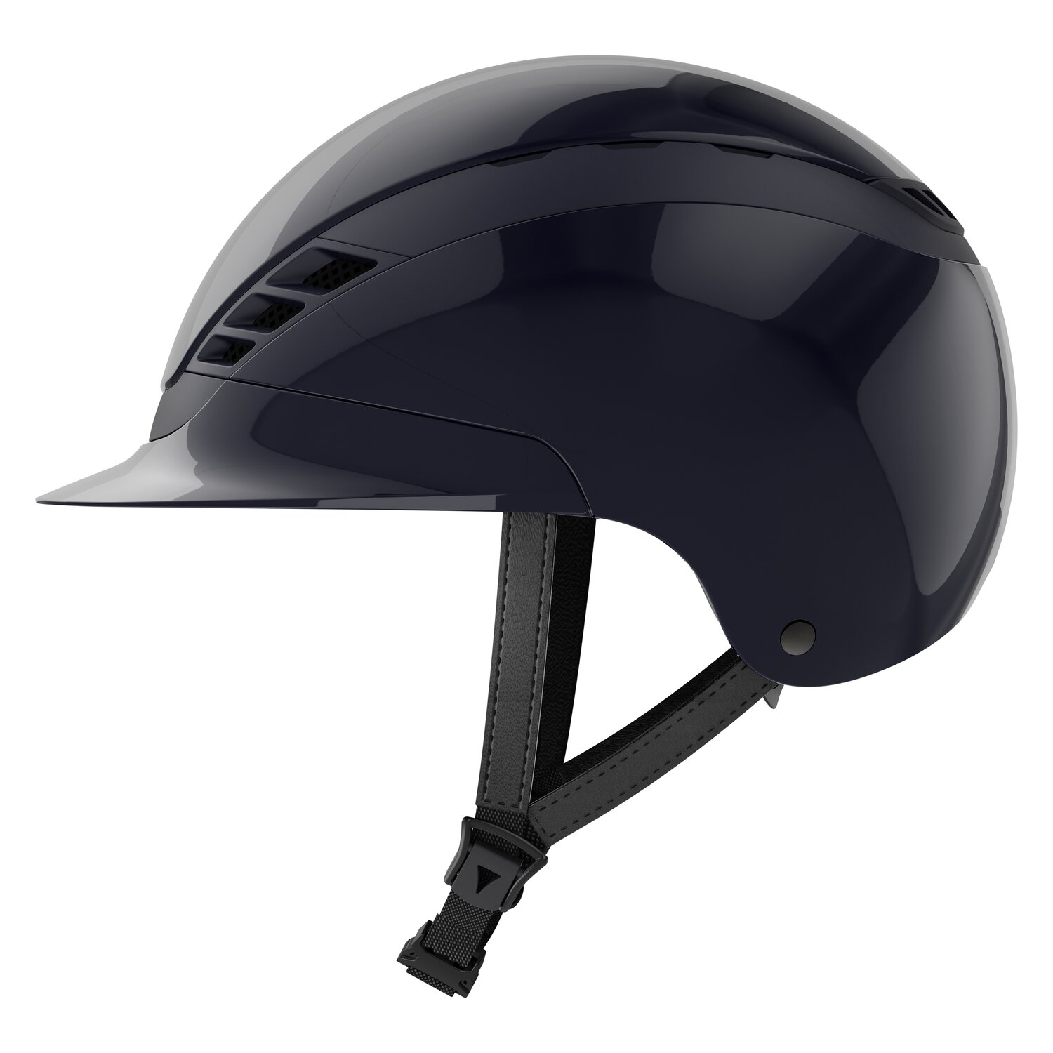 ABUS PIKEUR Reithelm AirLuxe Pure  - shiny midnight blue