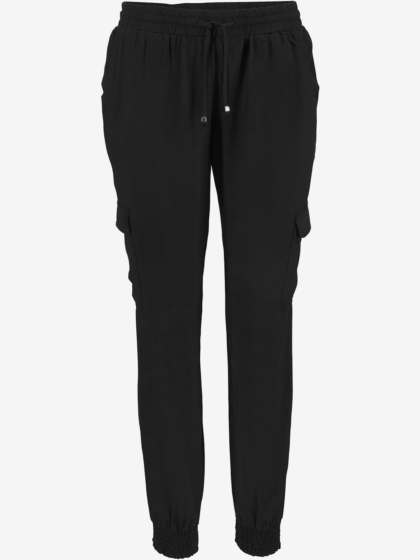 Pantalon ceinture smockée élastique et coulisse
