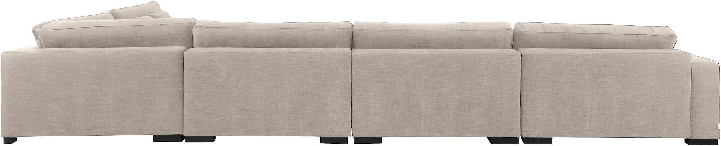 Home affaire Wohnlandschaft »Skara XXL U-Form« Lounge-Sofa XXL mit Federkern-Polsterung, in vielen Bezugsvarianten